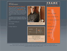Tablet Screenshot of framechiro.com